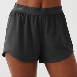 Outdoor Voices Black Relay Shorts